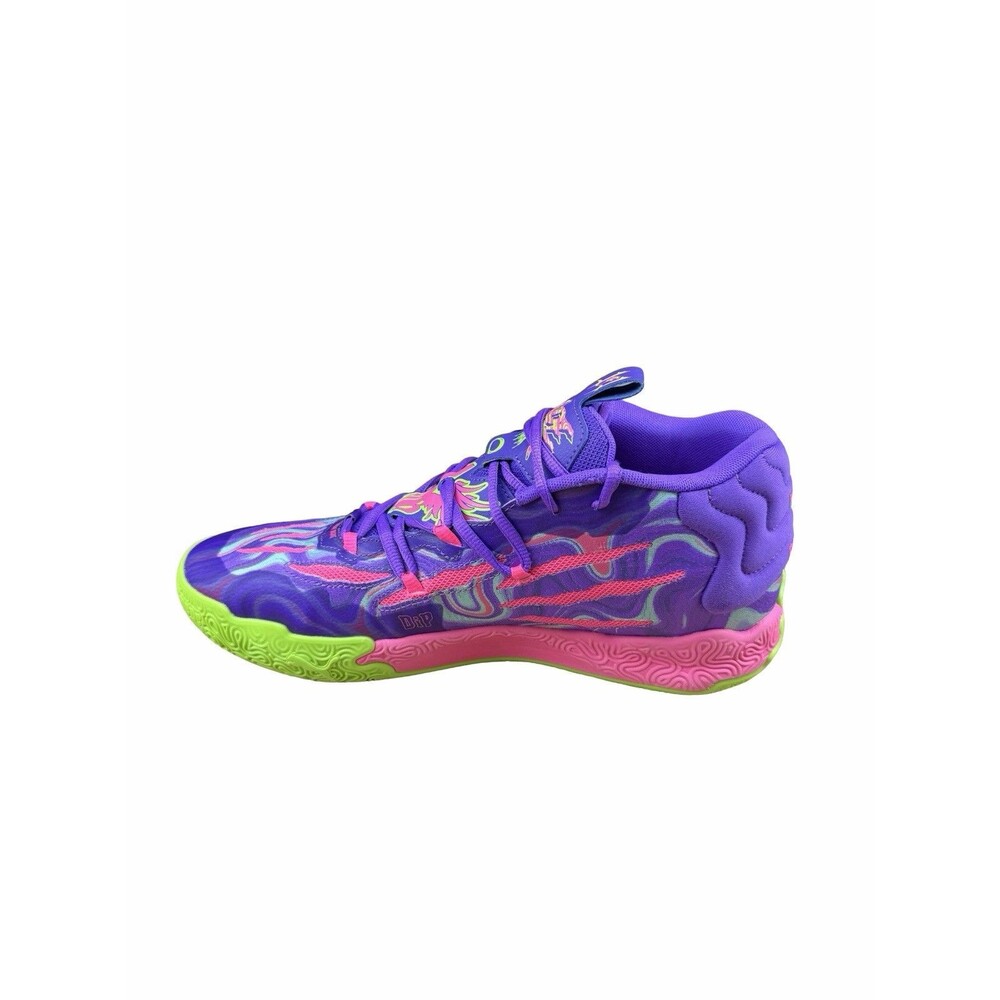 Puma MB.03 Toxic LaMelo Ball Purple Men’s  Basketball Shoes Size 12 Sneakers - Picture 3 of 10
